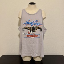 Vintage Joe Weider 'Hard Core Body By Weider' Tank Top 1984 Gym World Golds, XL