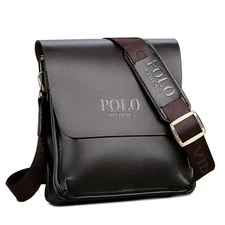 The leisure business single shoulder bag Polo vertical bag man trend inclined