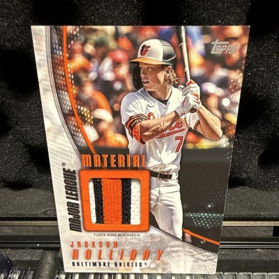 Topps 2025 Baseball Jackson Holliday Major League Material Relic MLM2-JH 07/25