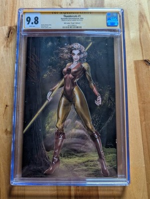 Thundercat's 1 GCG 9.8 Signed by Natali Sanders Cheetara Virgin  Cover (2024)