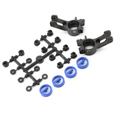 Aluminum Alloy Black Rear Hub Carrier For KYOSHO MP10 1/8 RC Car Modify Part