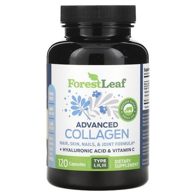 2 X Forest Leaf, Advanced Collagen, 120 Capsules
