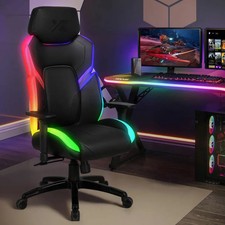 Image of X Rocker Kunai RGB Gaming Chair with LED Lights
