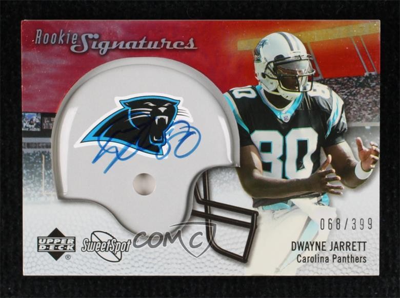 2007 Upper Deck Sweet Spot Signatures 68/399 Dwayne Jarrett Rookie Auto RC 7bt