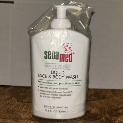 SebaMed Liquid Face & Body Wash, for Sensitive Skin, 13.5 oz- Soap Free