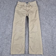 Polo Ralph Lauren Chino Pants Boys Size 8 Khaki Cotton Twill Straight Leg