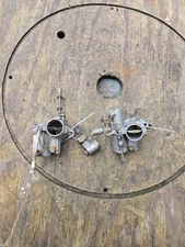 Vintage 1960 Kiekhaefer Mercury 400 E 40hp Outboard Motor Set Of Carburetors