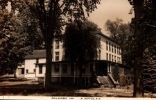 Follansbee Inn North Sutton NH New Hampshire RPPC B&W Postcard