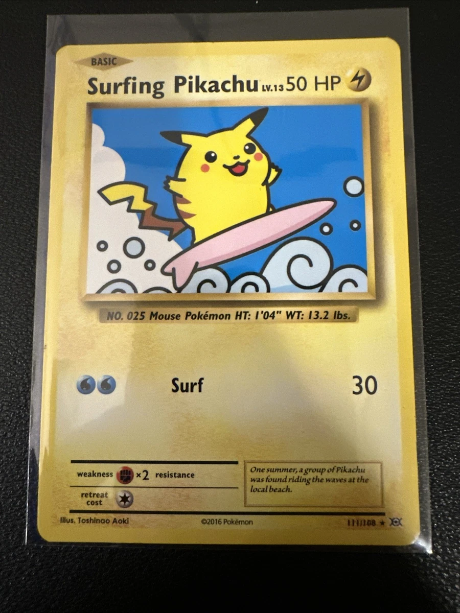 pokemon cards value surfing pikachu - (111/108) Black Star Promo Retreat cost Surfing Pikachu V #8 Prices