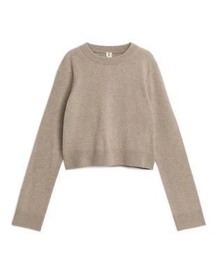 Women ARKET Sweater Beige Wool 40 / L / 48 - Bild 1 von 4