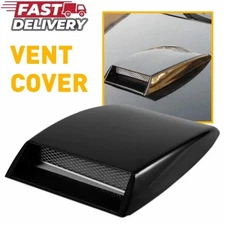 Air Flow Scoop Hood Intake Vent Bonnet Trim Cover Universal Car Decorative Black