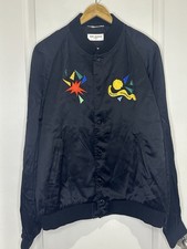 SAINT LAURENT TEDDY SATIN JACKET
