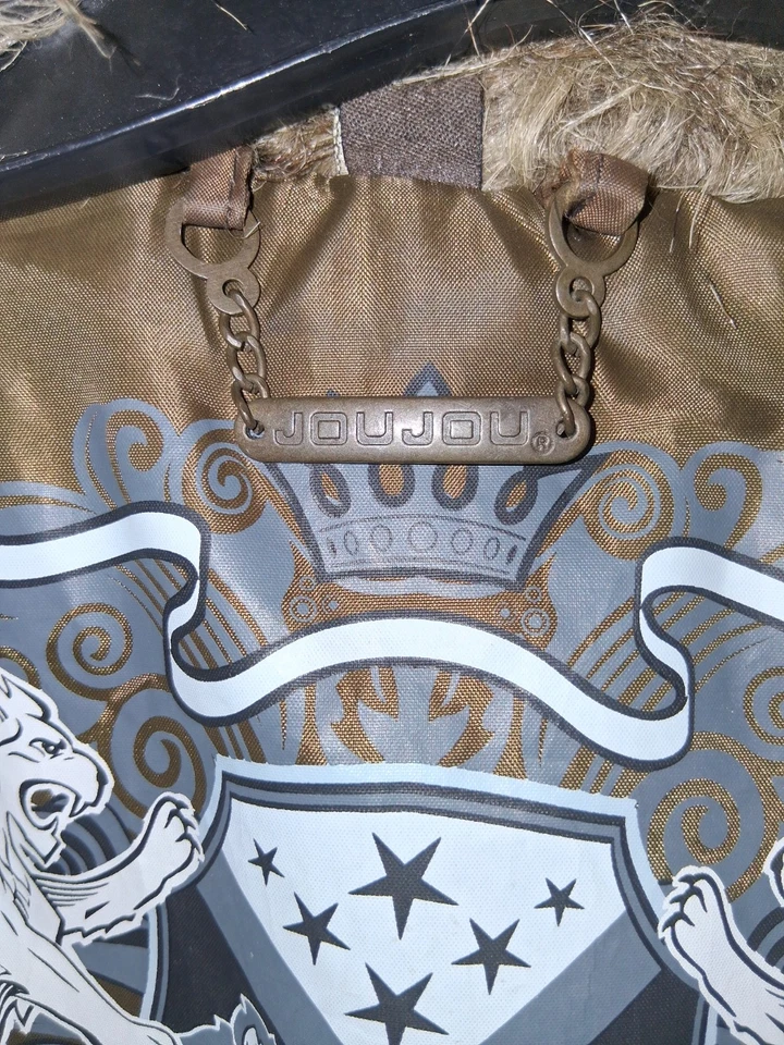 Chaleco Jou Jou Bronceado Piel Sintética Mujer Talla M Lujo Mafia Esposas Crueldad Libre Dinero Antiguo Foto 3 de 4