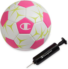 Champion Soccer Ball Youth Adult Matte Finish, 32-Panel Design, Enhanced Con