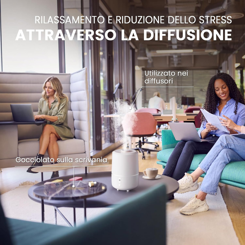SenseFlow Oli Essenziali per Diffusori 30ml, 100% Puri Non Diluiti, Terapeutico per Diffusore Aromaterapico in Camera, Allevia Lo Stress, Migliora La qualità del Sonno - Rosmarino Cineolo
