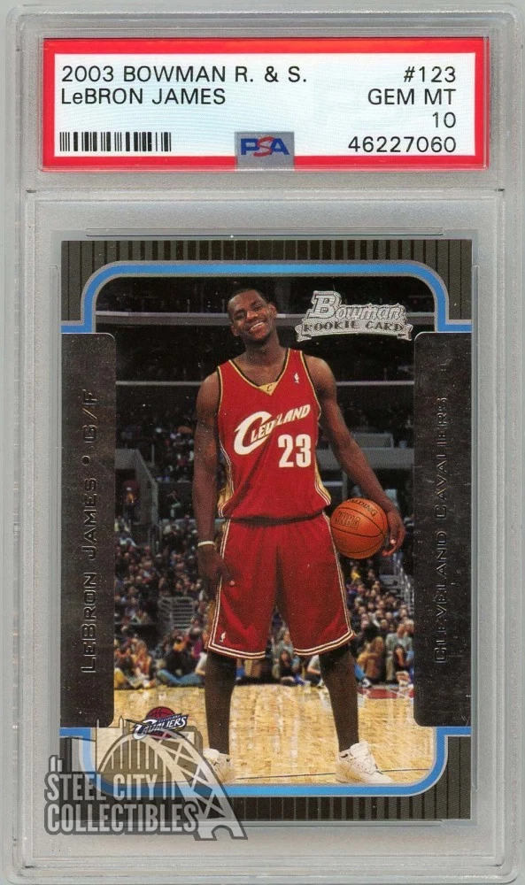Bowman LeBron James Basketball Rookie Sports Trading Cards