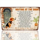 Vintage Beagle Dog Memorial Rustic Iron Tin Metal Signs Home Décor 8x12
