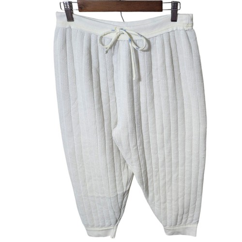 Free People Intimately Medium Knit Lined Pantaloon Jogger Thermal Cream NWOT - Picture 6 of 9