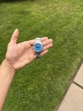 Zelos Helmsman SS Crystal Ti 40mm Watch Limited Edition -Great Condition