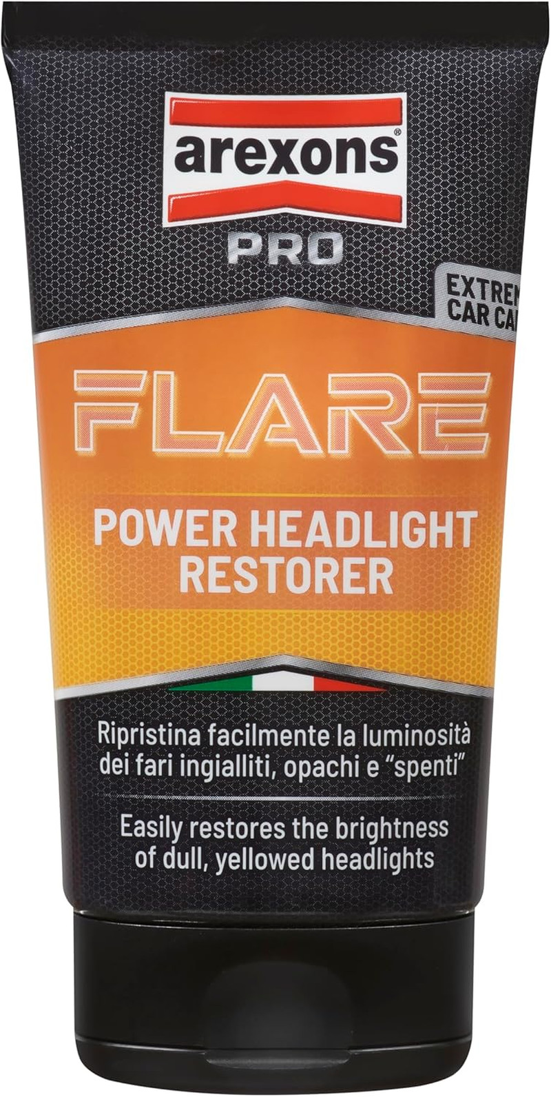 Car Care Pro FLARE - Super Rigenera Fanali, Pasta Che Ripristina La Luminosità D