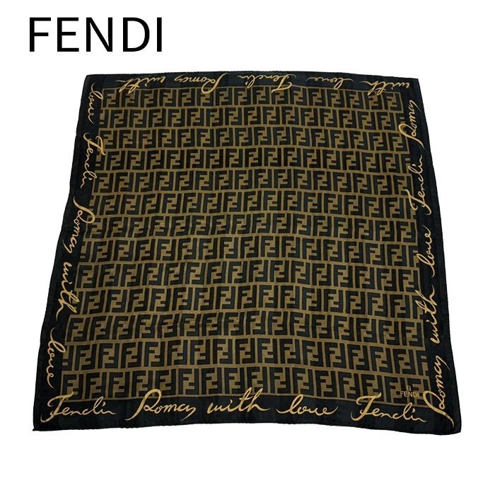 Fendi Silk Scarves & Wraps Brown for Women for sale | eBay