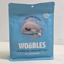 The Woobles Tank The Shark Learn To Crochet Kit for Beginners Kids Craft Set New