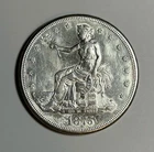 1875-S Trade Dollar $1 US Silver Coin AU / UNC