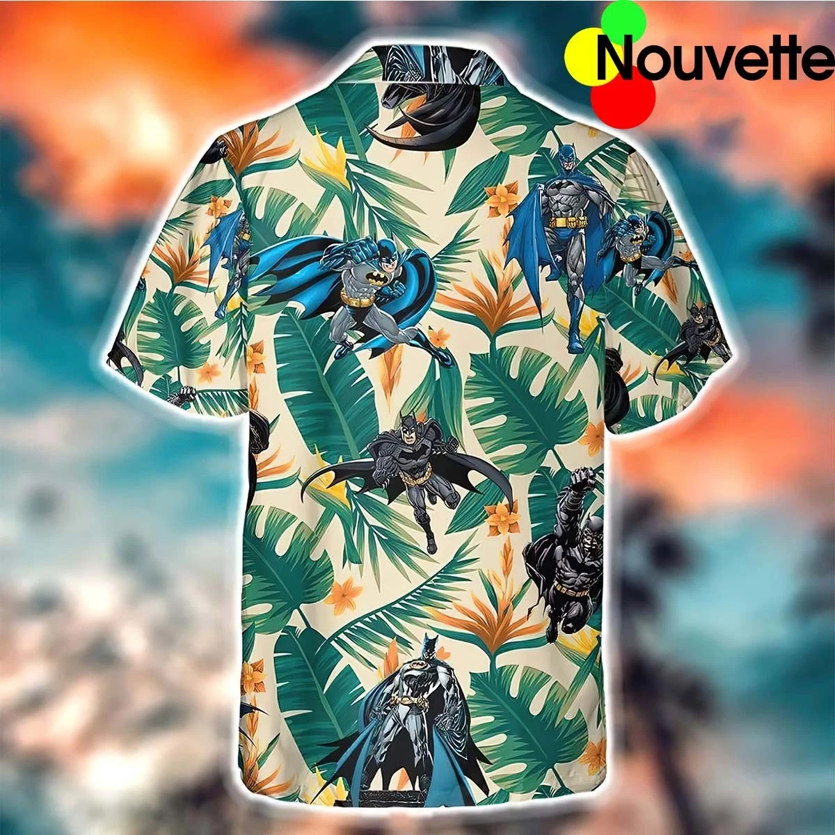 Batman Hawaiian Button Down Shirt