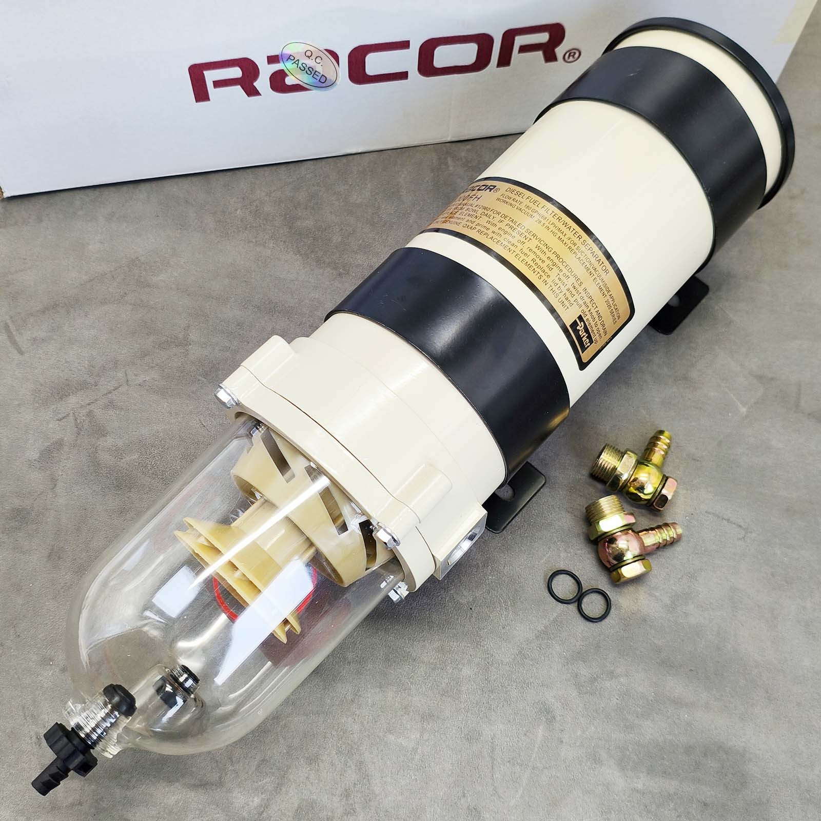 New Fuel Filter/Water Separator Filter Assembly for Parker Racor 1000FH10