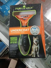 FUR Minator Medium Dog Undercoat deShedding Tool, Long Hair, Reduces Loose Hair