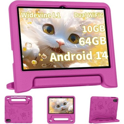 2025 Upgraded Android 14 Tablet, 10inch Kids Tablet , Octa-core CPU