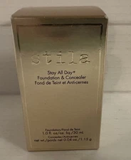Stilla Foundation & Concealer Almond #11 New In Box 1 fl Oz