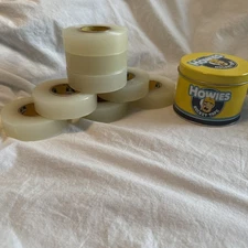 Lot Of 8 Rolls Howie’s Clear Plastic Hockey Tape Brand New