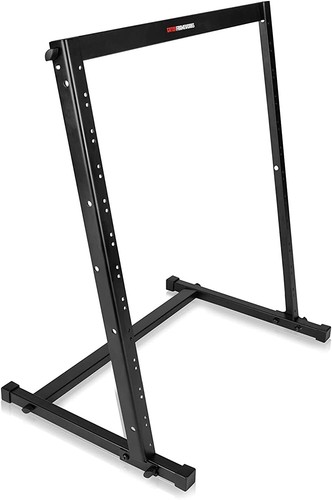 Gator Angled Metal Desktop Rack Stand with Non-Slip Rubber Feet; 12U Rack Space - Picture 7 of 9
