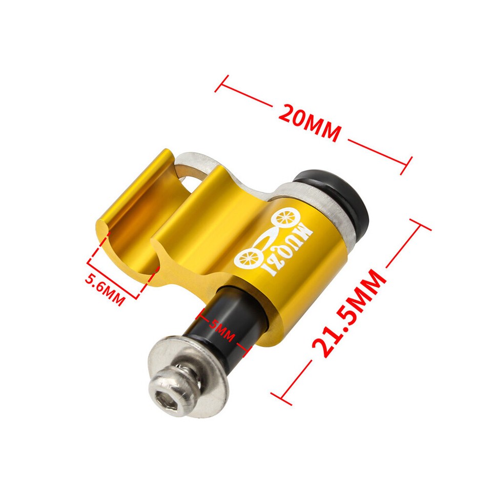 5pcs/Set MTB Bike Hydraulic Brake Cable Housing Adapter Clip (Gold) eBay