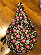 Floral Zip up backpack