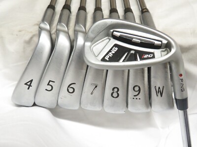 Used Ping J Japan Ping i20 Red Dot Iron Set 4-PW,UW NSPro 950GH Regular Steel R