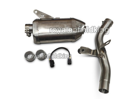 Adapté Pour Royal Enfield Neuf Himalaya 450 " Powerage Silencieux Avec Tuyau " - Photo 4/6