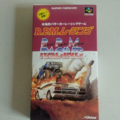 SFC SUPER FAMICOM R.P.M. RACING NEW JPN IMPORT