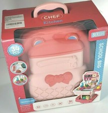 BOWA 34 Pieces CHEF KITCHEN School Bag TRANSFORM Play Set 8777 Ages 3 