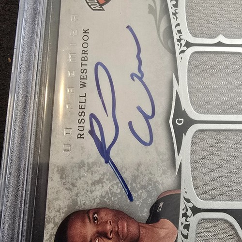2008-09 Russell Westbrook UD Premier Auto Jersey RC BGS 9.5 Gem Mint #161/199 - Picture 5 of 14