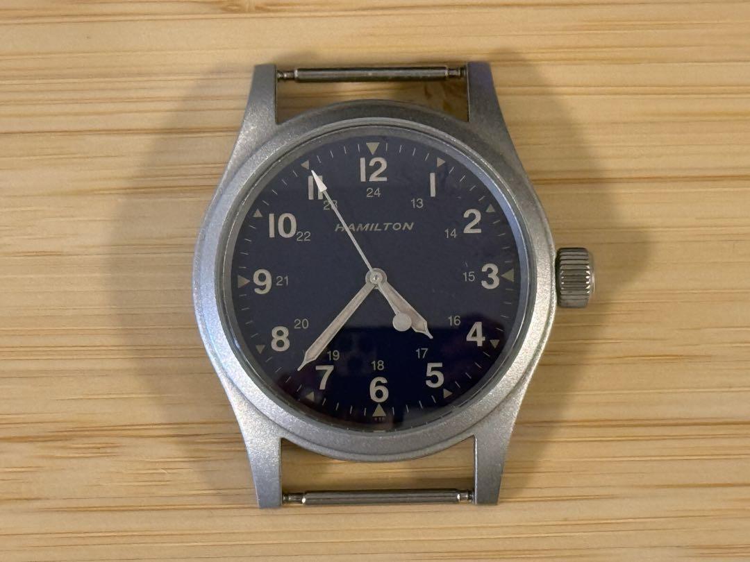 Hamilton Khaki Field Mechanical Ships Collaboration Navy Dial 33mm 