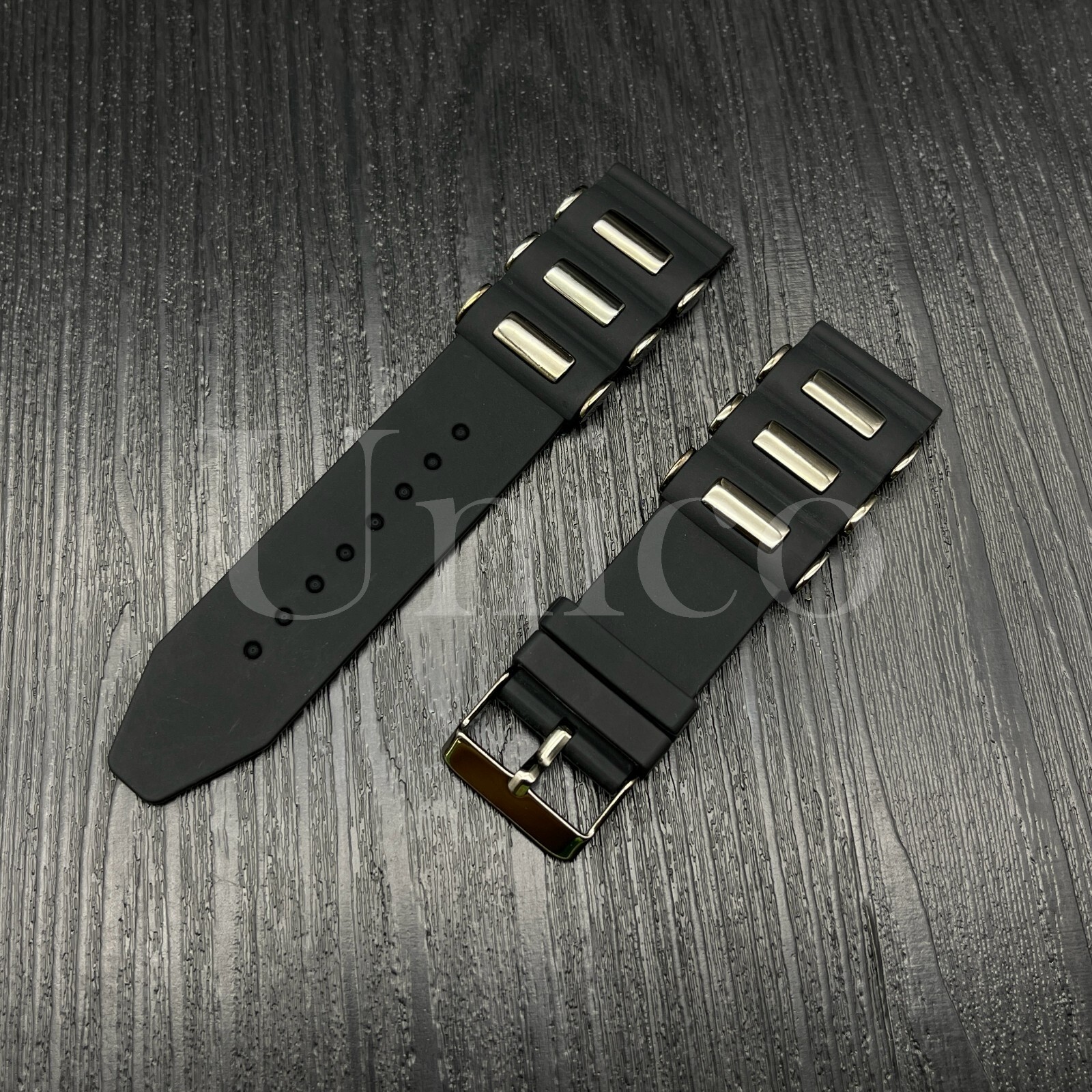 24 mm Rubber Bullets Watch Band Strap Fits Invicta Pro Diver 48mm 6981