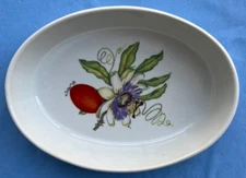 Cordon Bleu BIA Passion Flower and Fruits Catherine Oval Baker Casserole