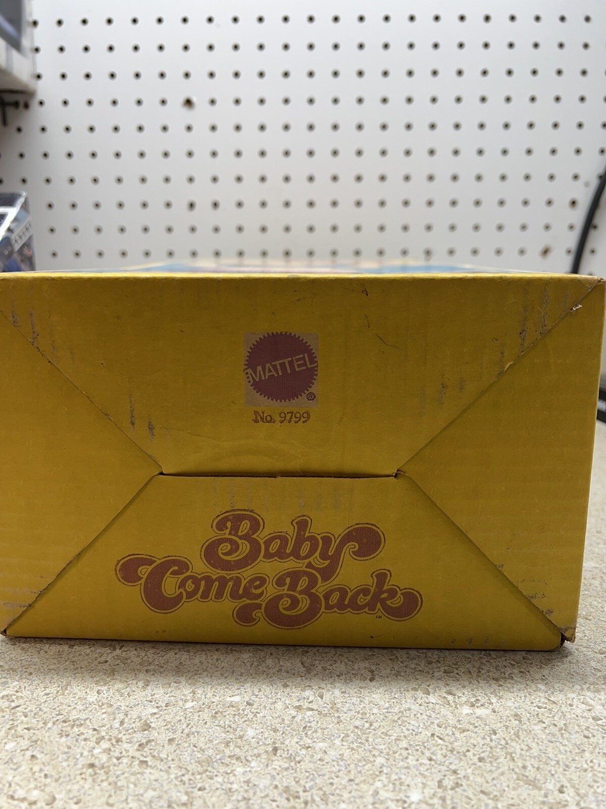VINTAGE Mattel 1976 Baby Come Back Doll Original Box Clothes Tested