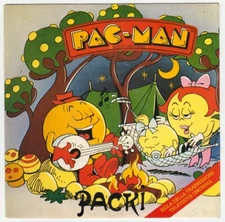 45 rpm tv acronym PAC-MAN PACKI cartoons 1985 NEW pac man pacman acronym