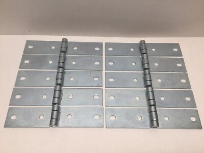 American Bolt & Screw 1 1/2  X 7  Squared Strap Hinge (10 Pack)