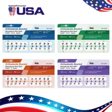 Dental MIM Soporte ortodóntico Brackets Mini MBT/Roth 018/022 Monoblock  Hooks