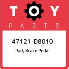 47121-D8010 Toyota Pad, brake pedal 47121D8010, New Genuine OEM Part