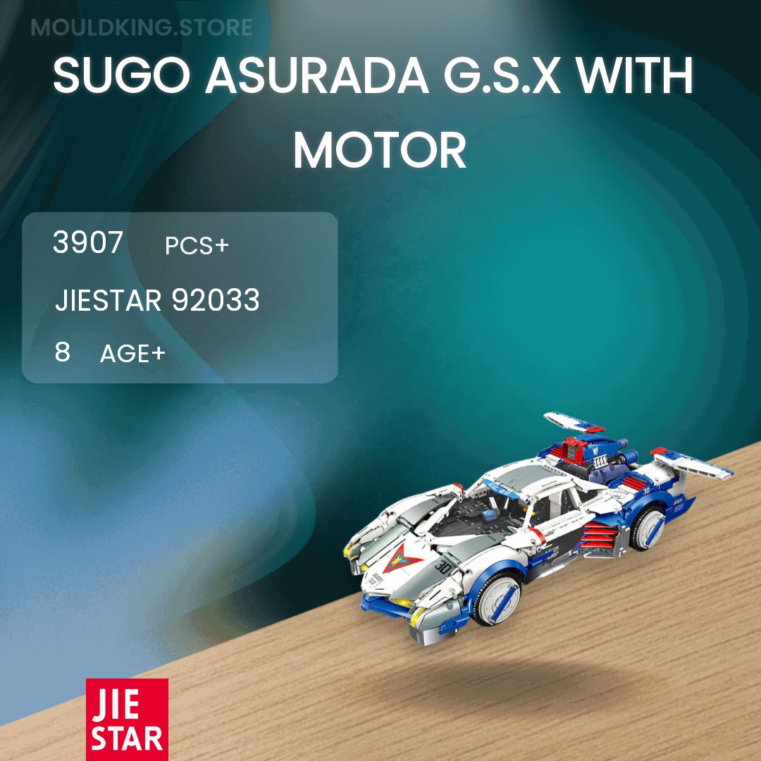 JIESTAR 92033 SUGO Asurada G.S.X With Motor with 3907 Pieces | eBay